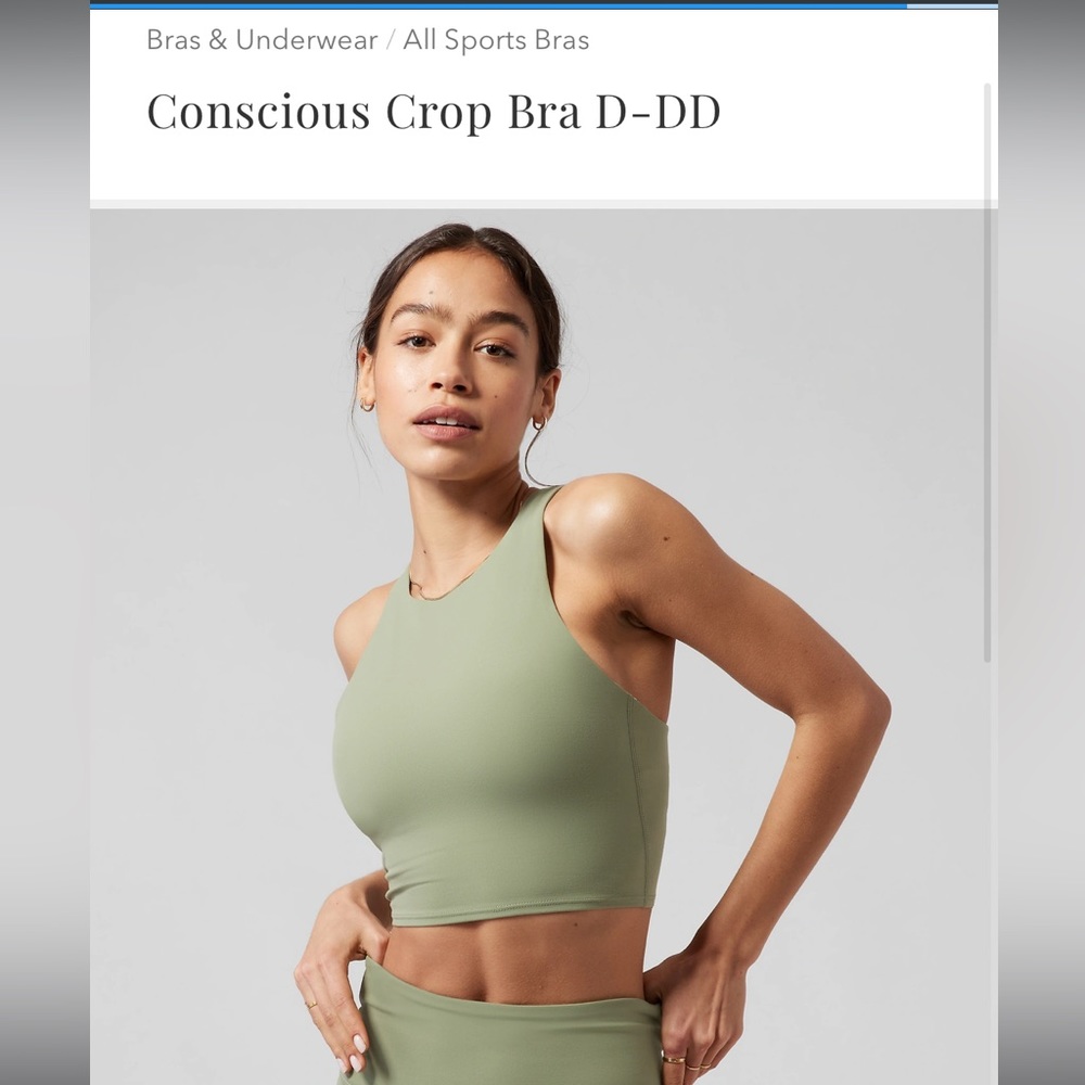 Athleta Conscious Crop D/DD